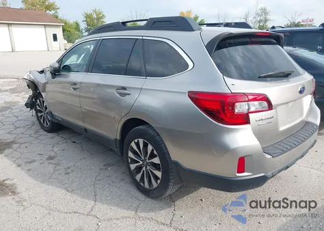 2015 Subaru Outback 2.5I Limited z USA, uszkodzony, nr VIN 4S4BSBNC1F3336857